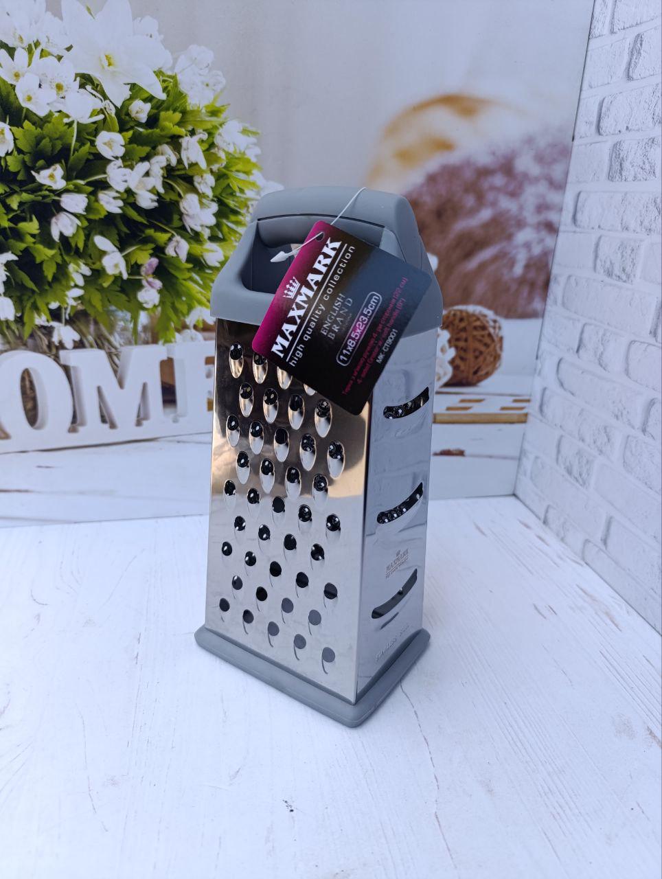 Терка Maxmark MK-CT9001 четырехгранная 11х8,5х23,5 см Серый Терка Maxmark MK-CT9001 четырехгранная 11х8,5х23,5 см Серый