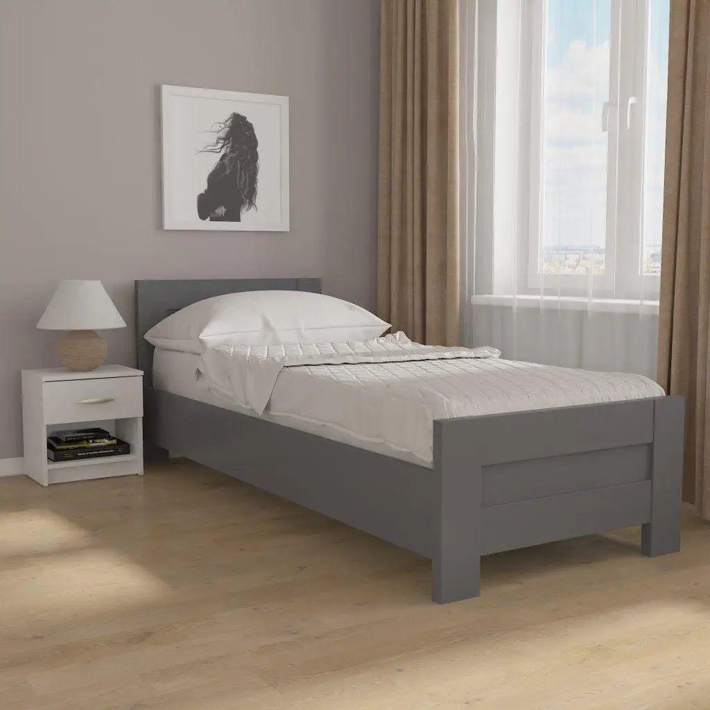 Кровать односпальная ID-М-20 860х860х2076 мм Антрацитовый (id-m-20-ant)