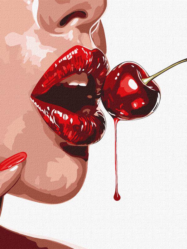 Набір для розпису по номерах Ideyka Солодка вишня КНО8460 30x40 см (MTT-184830)