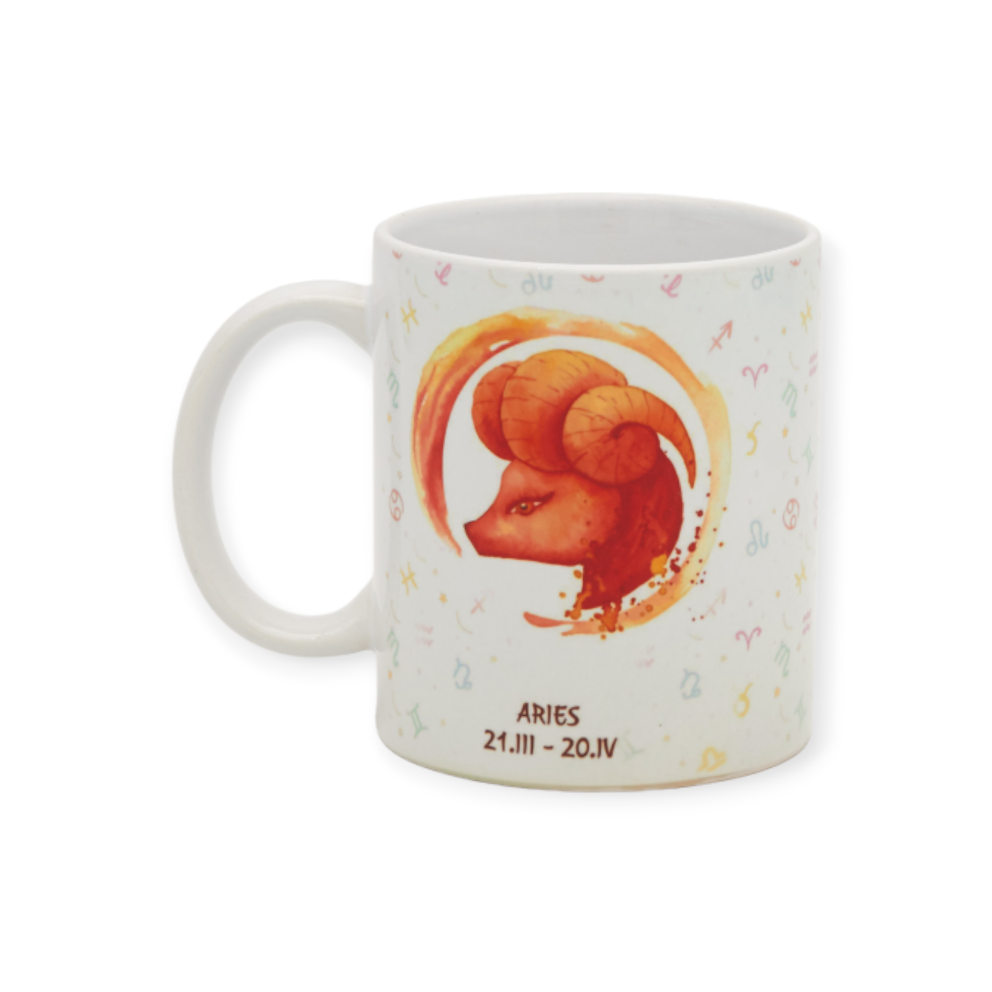 Чашка с принтом знак зодиака Овен 330 мл (01_K1133021127)