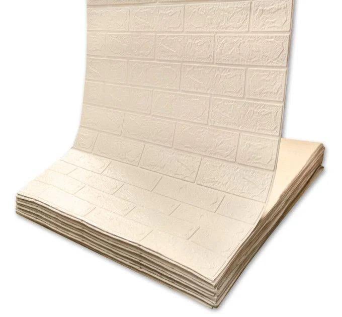 3D-панель декоративная самоклеящаяся под кирпич 700x770x3 мм Кремовый (BN3-004) - фото 5 3D-панель декоративная самоклеящаяся под кирпич 700x770x3 мм Кремовый (BN3-004) - фото 5