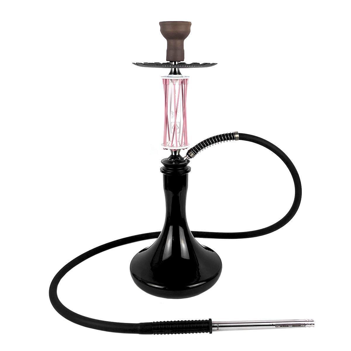 Кальян Hookah Trumpet Rider W 40 Pink White колба Craft Black