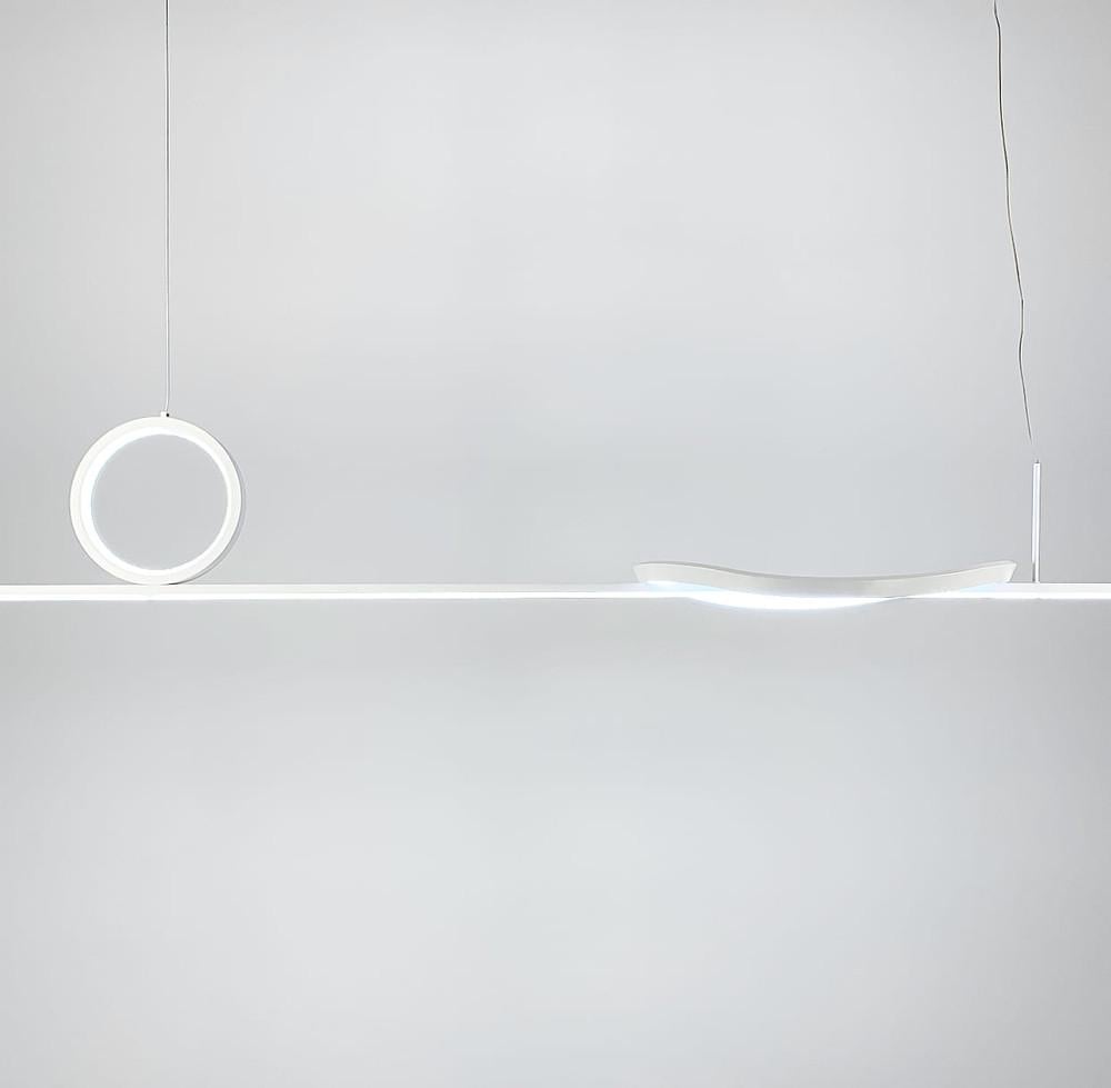 Люстра удлиненная подвесная 120 см Белый (sg-30 Wt)