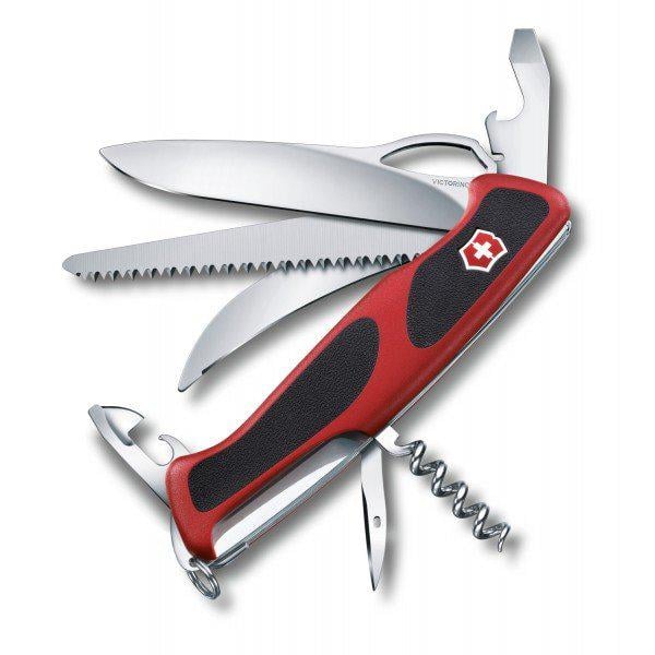 Мультитул Victorinox RangerGrip 57 Hunter One Hand Black/Red (Vx09583.MC)