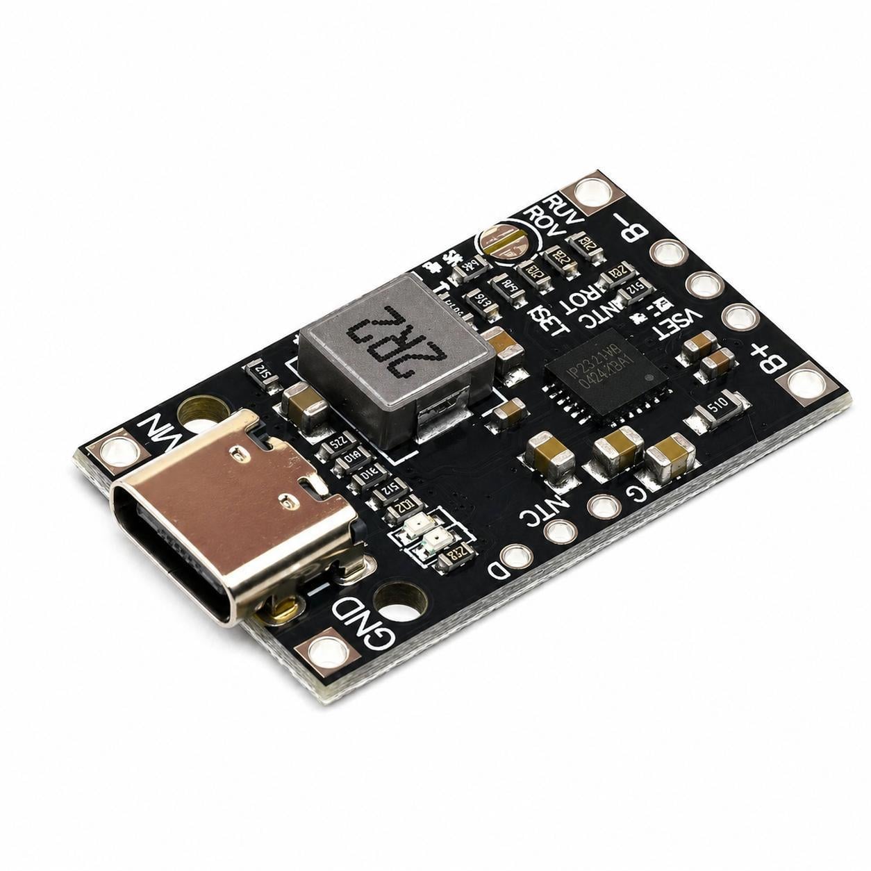 Модуль заряджання літієвих акумуляторів 2S/3S Type-C 15W з балансуванням та QC швидкою зарядкою 8,4V/12,6V