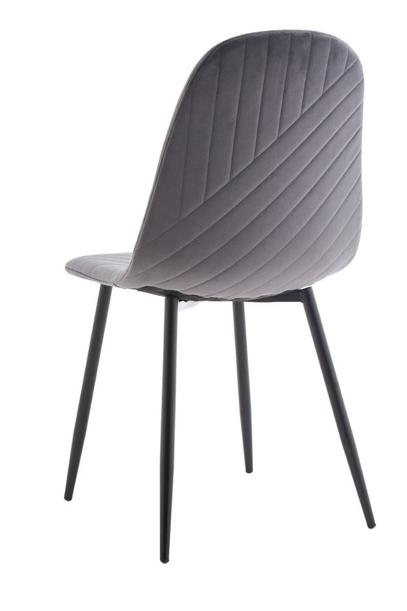 Кухонний стілець Мікс Меблі ЯРІС велюр Сірий темний (27896628) - фото 5 Кухонний стілець Мікс Меблі ЯРІС велюр Сірий темний (27896628) - фото 5