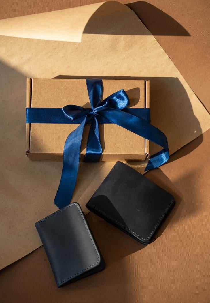 Набор подарочный кожаных аксессуаров мужской Гамбург (A-026230)