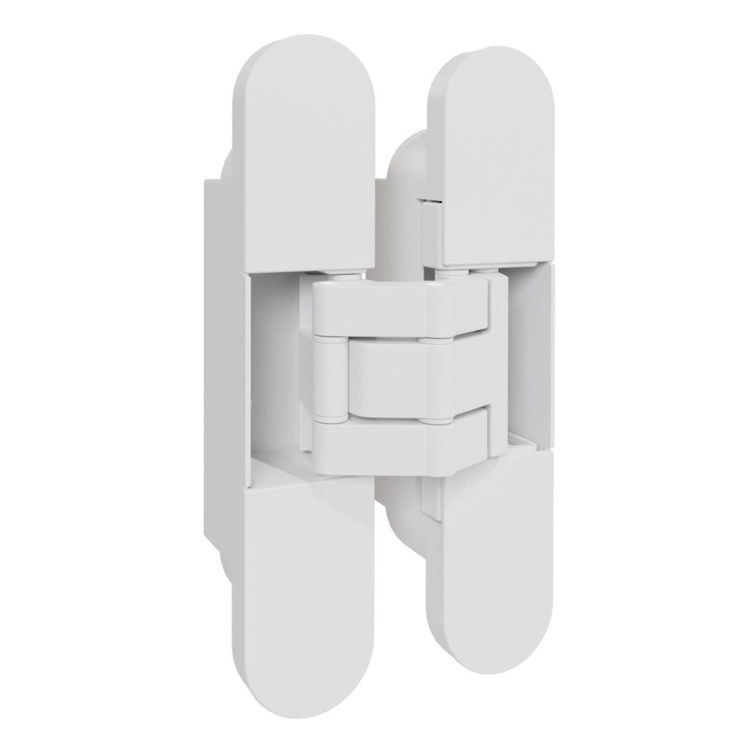 Петля скрытая AXOR для межкомнатных дверей 24x120 мм с колпачками Белый (D5004-00-N01) - фото 4