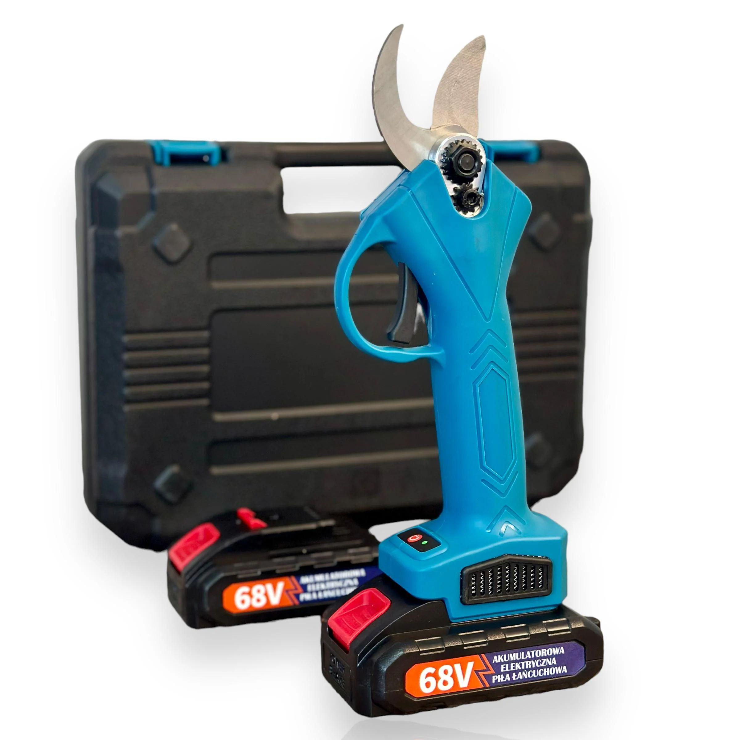 Секатор садовый Domotec 2,5 аккумуляторный на 2 АКБ 68V (8500)