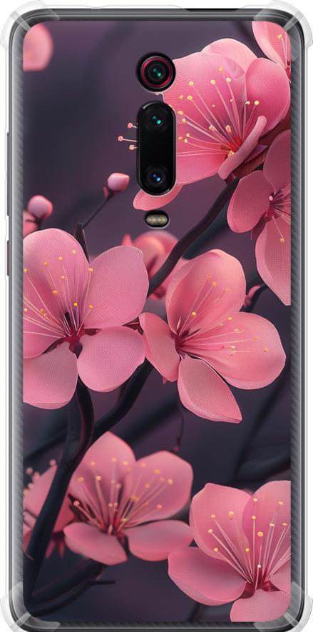 Чехол на Xiaomi Mi 9T Пурпурная сакура (6075sp-1815-42517) Чехол на Xiaomi Mi 9T Пурпурная сакура (6075sp-1815-42517)