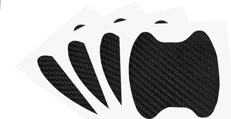 Захисна плівка для дверних ручок 8,5х6,8 см 4 шт. Чорний (1211890887)