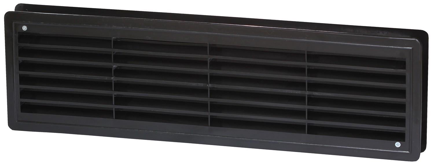 Решітки дверні AirRoxy 115x430 мм Чорний (02-129)