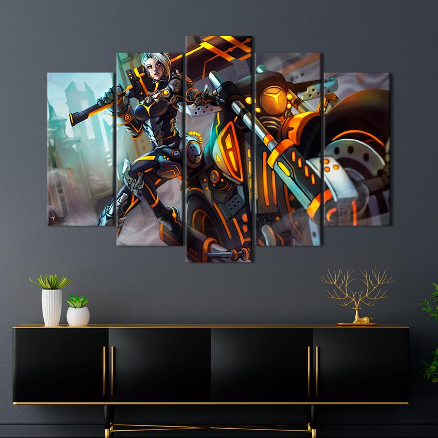 Настенний декор Изгнанница Ривен League of Legends 112x68 см (A155-5)