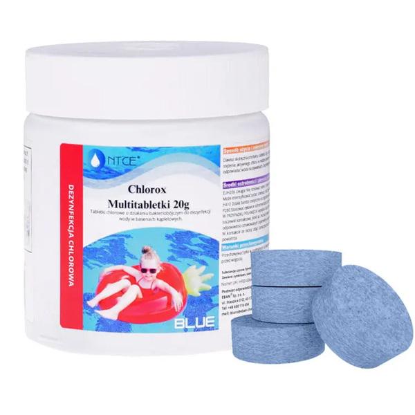 Таблетки для бассейна Chlorox Blue Tabs многофункциональные 20 г x 25 шт. 500 г (20248516) Таблетки для бассейна Chlorox Blue Tabs многофункциональные 20 г x 25 шт. 500 г (20248516)