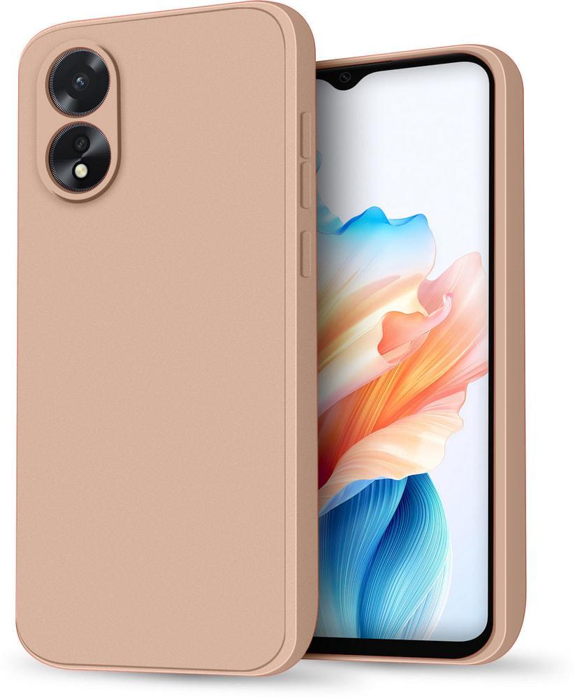 Силиконовый чехол HardCorner OPPO A38 (с микрофиброй) Powdery (34422-0C)