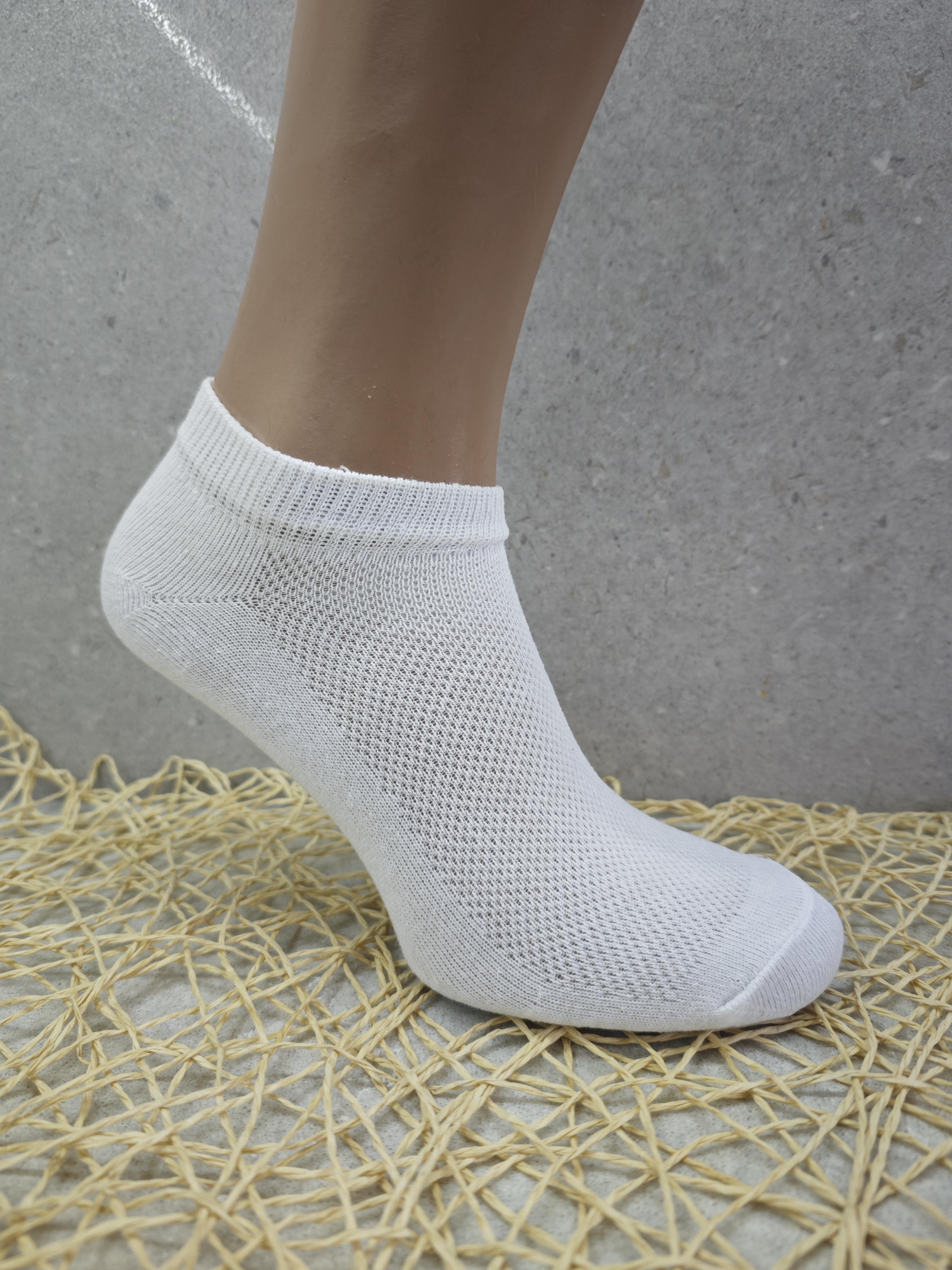 Носки женские Дукат летние сетка короткие р. 36-40 Белый (013S Woman White)