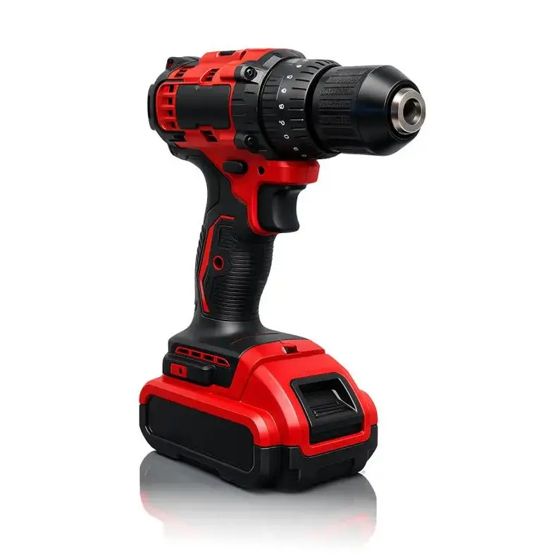 Шуруповерт аккумуляторный с набором инструментов/кейсом/2 АКБ Li-Ion 1,3 Ah 24 Вт Red (G6472)