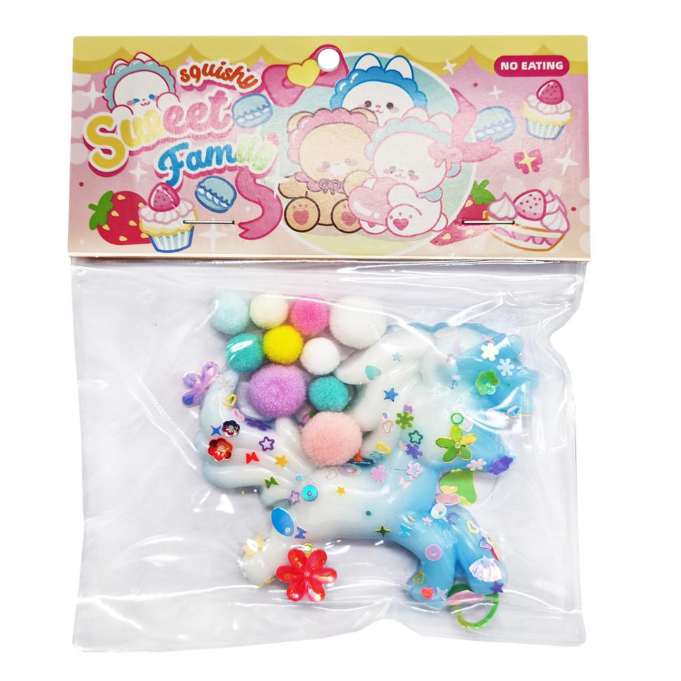 Игрушка-антистресс детская Bambi Сквиш Мягкие Пони Голубой (GS-236-A-22) Игрушка-антистресс детская Bambi Сквиш Мягкие Пони Голубой (GS-236-A-22)