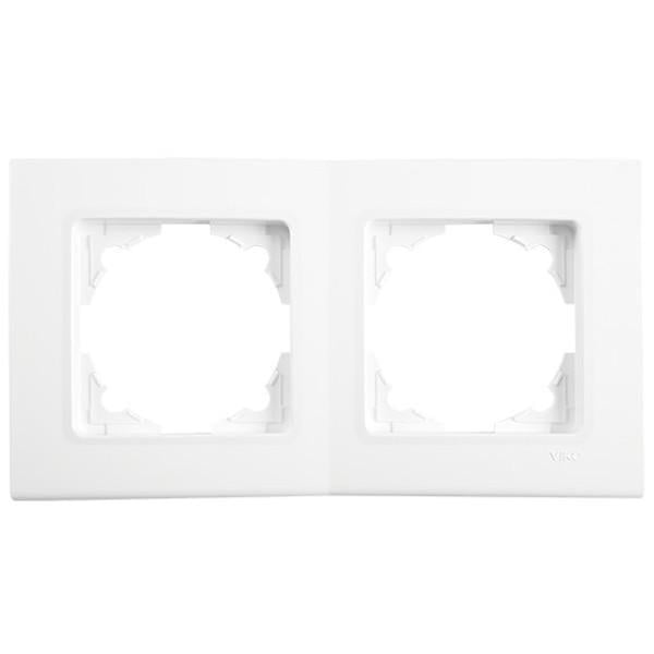 Рамка двухместная Viko Linnera Белый (00000012552)