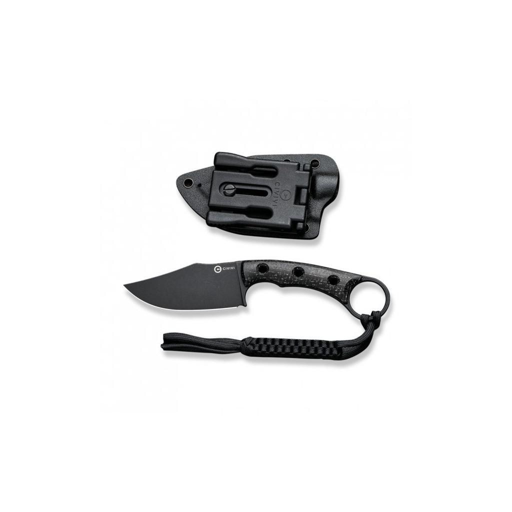 Нож охотничий Civivi Midwatch Black Blade Dark Micarta (C20059B-1) - фото 5