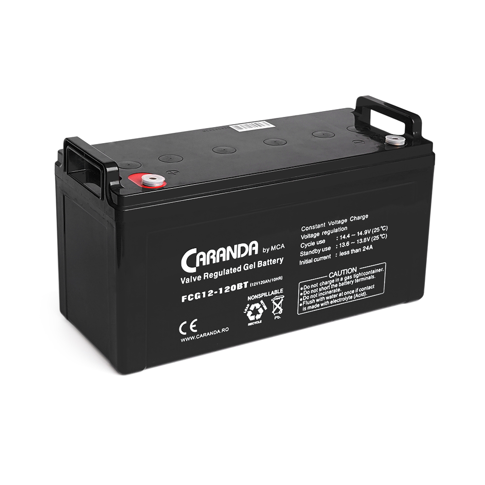 Аккумуляторная батарея для солнечных систем MCA FCG12-120BT GEL 12V 120Ah 407x174x233 мм 34,2 кг (YUT_V7882)