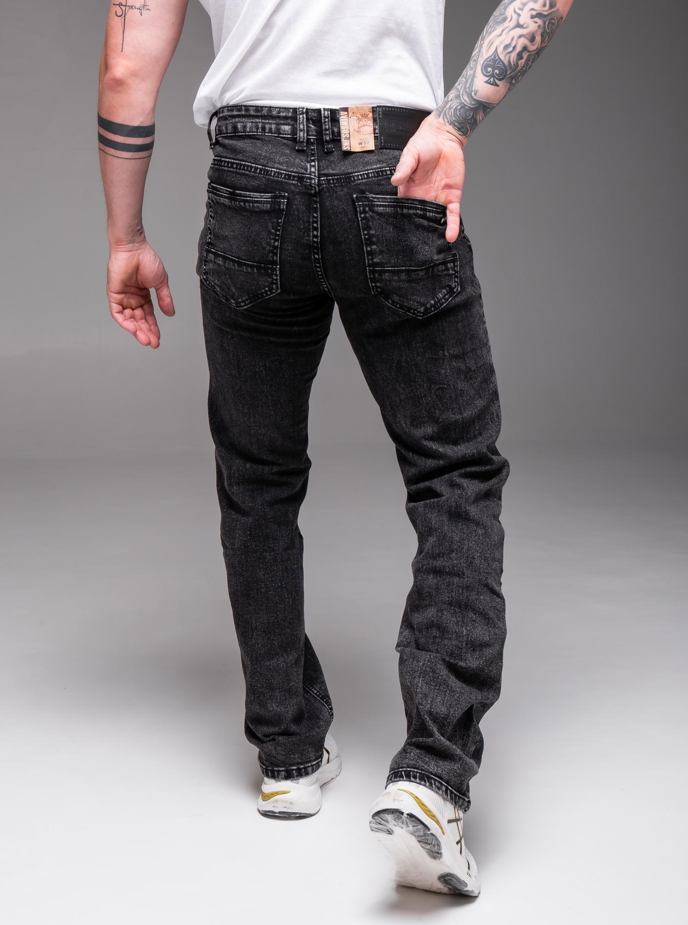 Джинси чоловічі WG прямого крою р. 38 Темно сірий (2394/7) - фото 3 Джинси чоловічі WG прямого крою р. 38 Темно сірий (2394/7) - фото 3