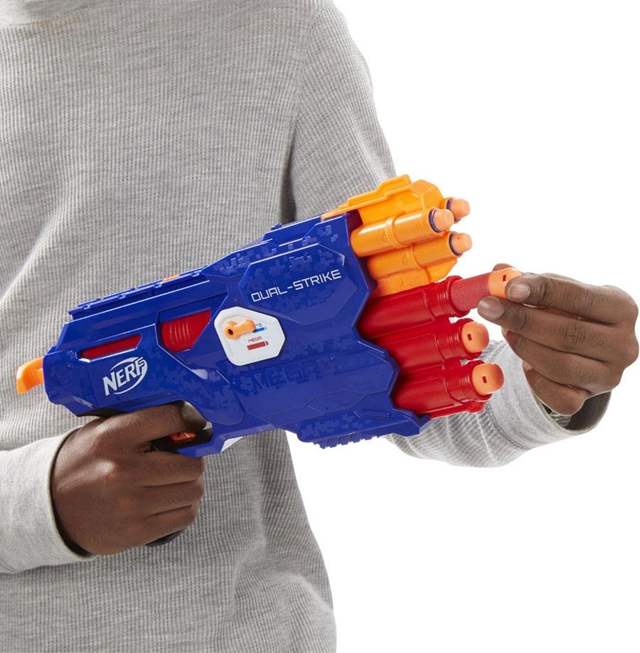Бластер Nerf Elite Dual-Strike (B4619) - фото 4
