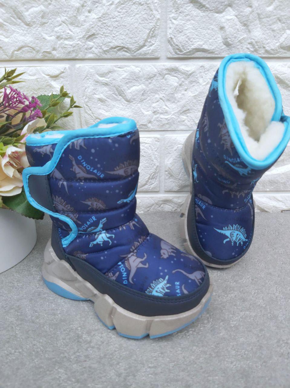 Дутики для хлопчика зимові Apawwa 1323 р. 23 14,3 см (1323)