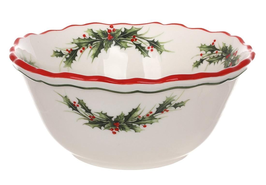 Піала порцелянова BonaDi Evergreen Christmas 400 мл D 14х6,2см (K385)