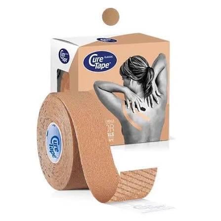 Кинезиотейп CureTape CLASSIC 2,5 см х 5 м Телесный