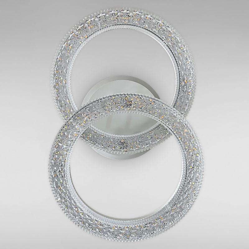 Потолочная люстра LED без пульта Light House SC-18290/1+1C 72W+10W 420х270х140 мм Белый