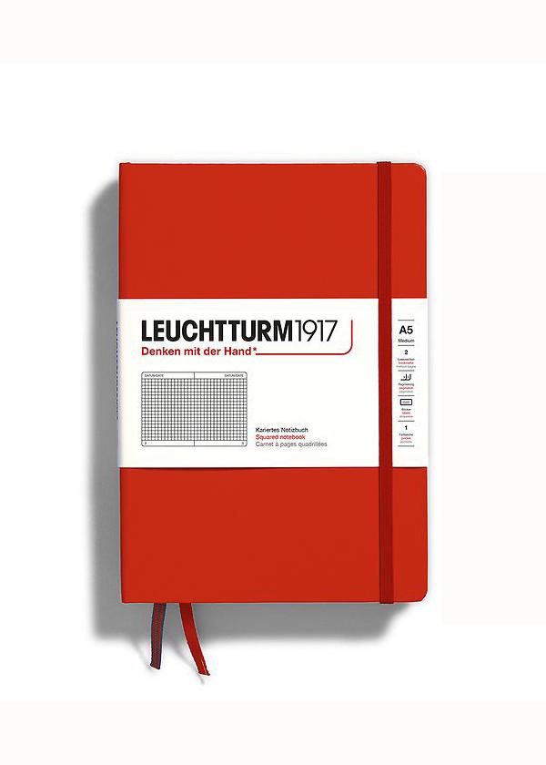 Блокнот Leuchtturm1917 средний клетка Fox Red (367253)