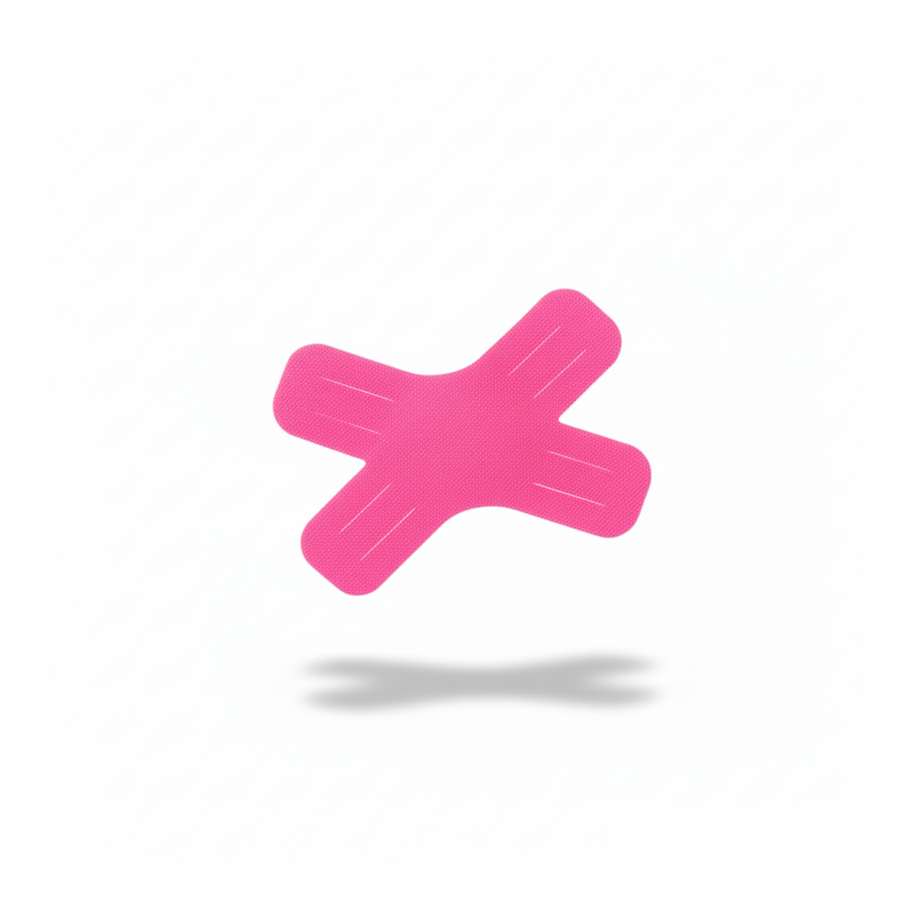 Набір кінезіо тейп Х-подібний спортивний 10 шт. Рожевий (2809624306)