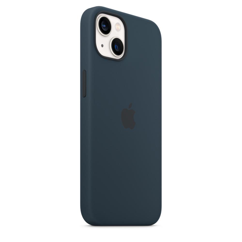 Силіконовий чохол-накладка Apple Silicone Case for iPhone 13, Abyss Blue (HC)(A) - фото 6