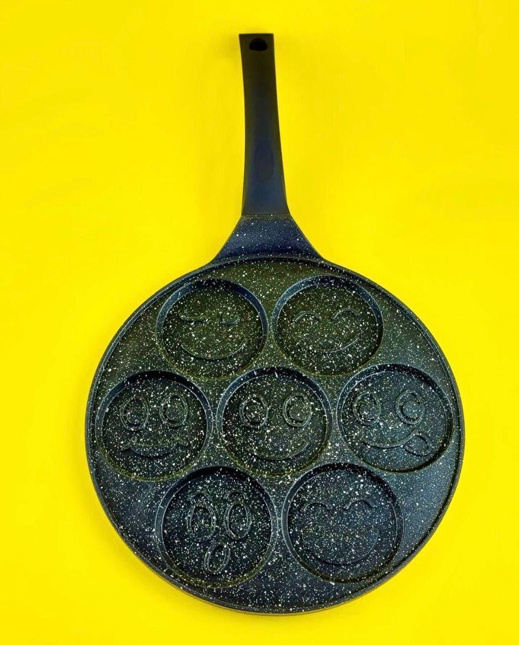 Сковорідка для млинців Edenberg з антипригарним мармуровим покриттям 27 см (EB-7511) - фото 10 Сковорідка для млинців Edenberg з антипригарним мармуровим покриттям 27 см (EB-7511) - фото 10