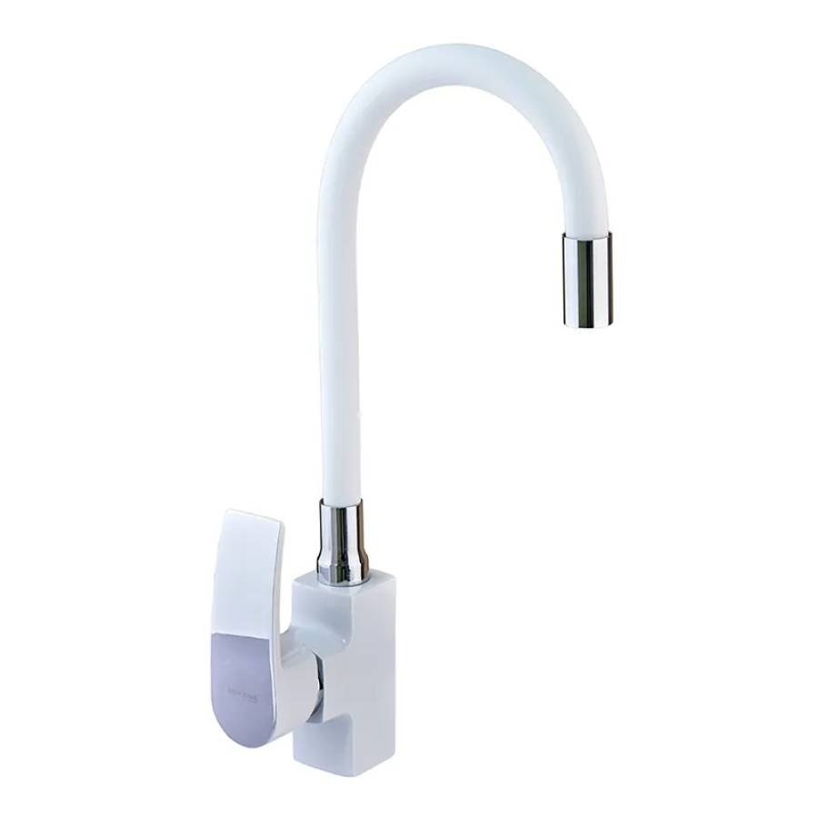 Смеситель для кухни поворотный MIXXUS Magnum 011 Refl White/Chrome (MI6204)