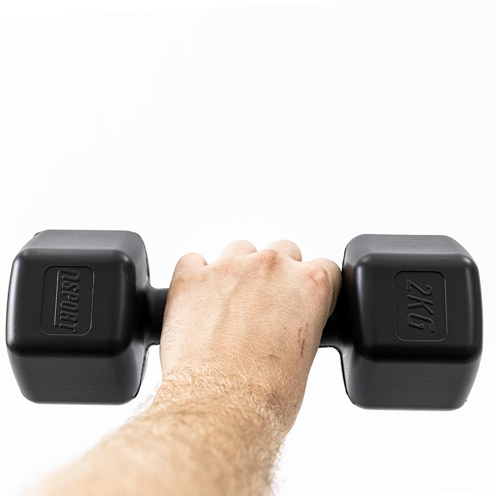 Гантель для фітнесу OSPORT OF-0115 Lite 2 кг Чорний - фото 4 Гантель для фітнесу OSPORT OF-0115 Lite 2 кг Чорний - фото 4