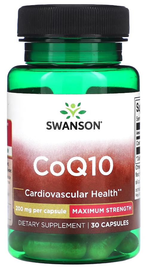 Добавка Коэнзим Q10 Swanson CoQ10 200 мг 30 капсулул