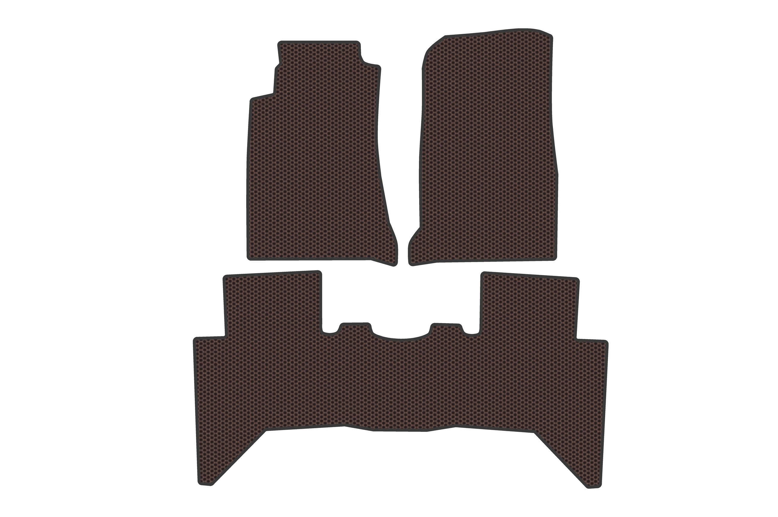 Коврики резиновые Digital Designs Carsuit для Isuzu D-Max 2011-2019 г. Коричневый (185350)