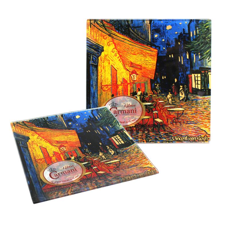 Тарелка Carmani Ван Гог Ночная терраса кафе 13х13 см (198-7309)