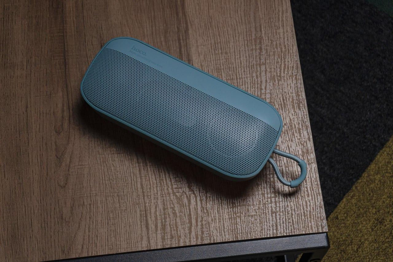 Колонка портативная Hoco HC21 Shadow sports Синий - фото 5 Колонка портативная Hoco HC21 Shadow sports Синий - фото 5