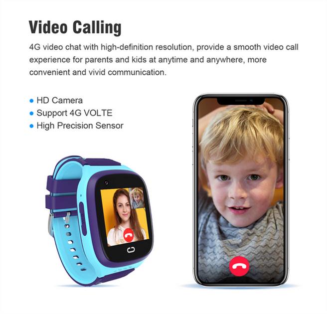 Смарт-годинник Kids SM LT31 GPS/IP67/680 mAh з підтримкою 4G Blue - фото 7