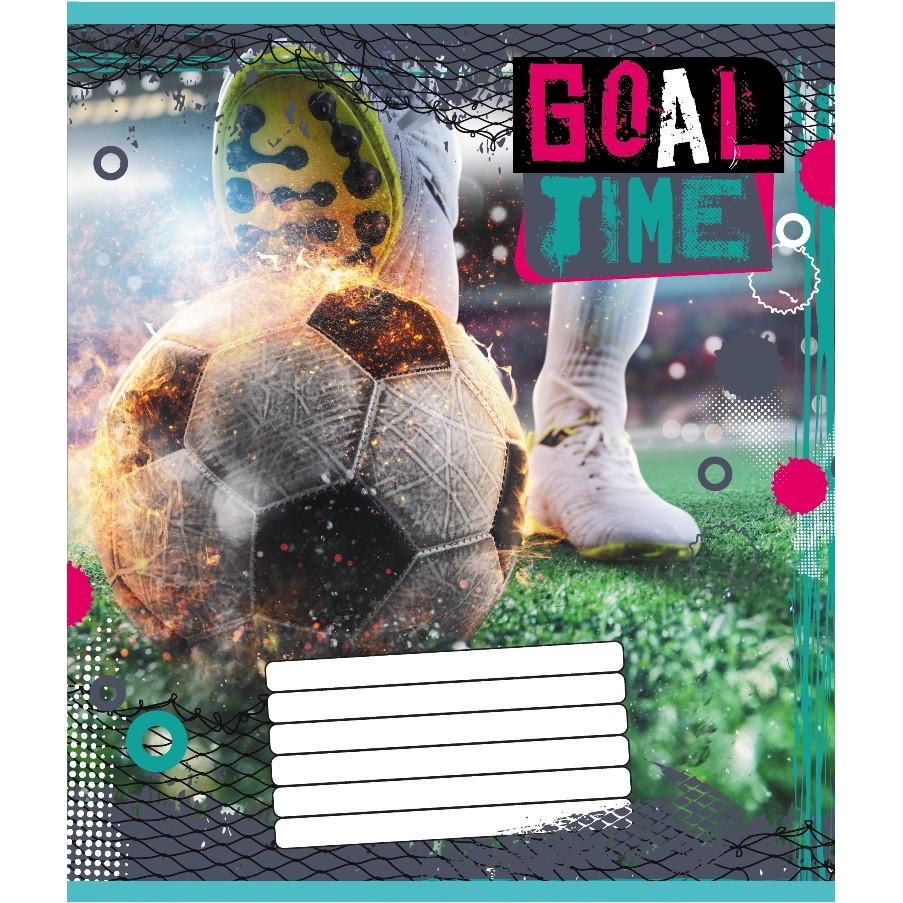 Шкільний зошит М'яч 012-510027C-4 в косу лінію 12 аркушів (RLT55170)