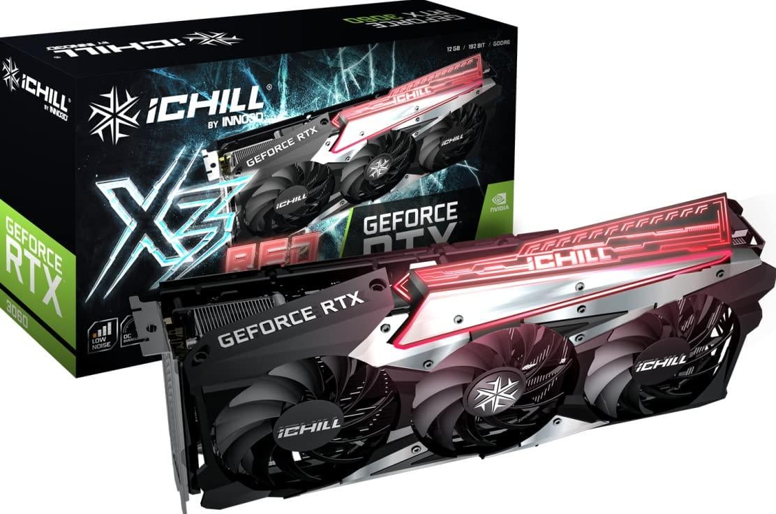 Видеокарта INNO3D GEFORCE RTX 3060 TI ICHILL X3 Red (810)