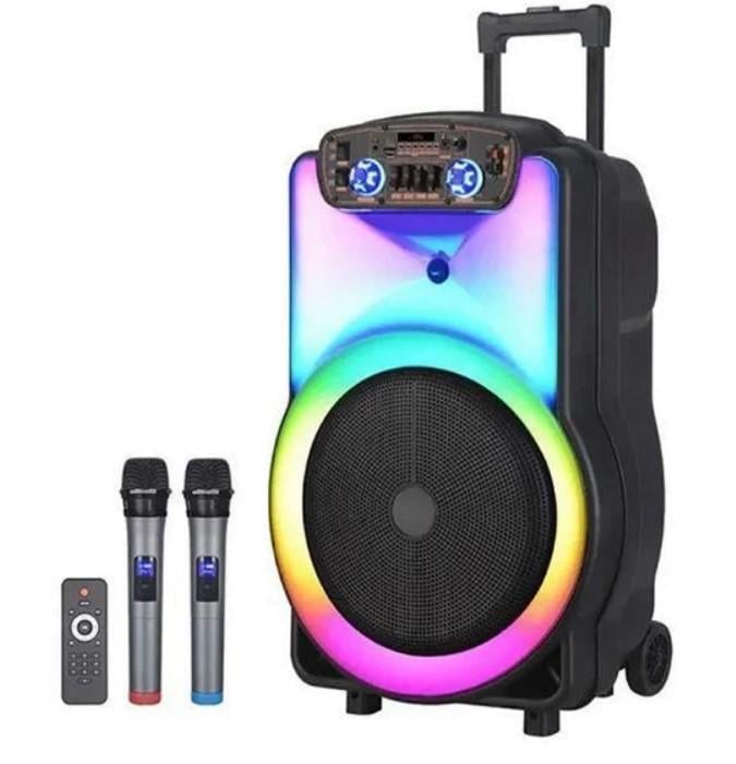 Портативная колонка ZXX-1520 300 Вт 15" Bluetooth/TWS/USB/TF/FM/LED/2 микрофона (2104619588)