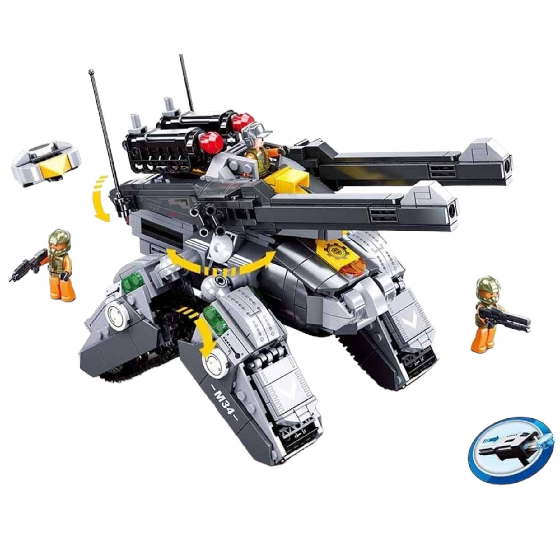 Конструктор Sluban M38-B0998 Atomic Storm Залізні річки 939 деталей (113201)