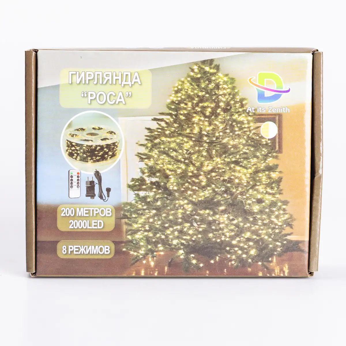 Гирлянда нить GarlandoPro 2000L200MGY Роса 2000 LED 200 м с пультом от сети Желтый (118-107-2000L200MGY) - фото 2 Гирлянда нить GarlandoPro 2000L200MGY Роса 2000 LED 200 м с пультом от сети Желтый (118-107-2000L200MGY) - фото 2