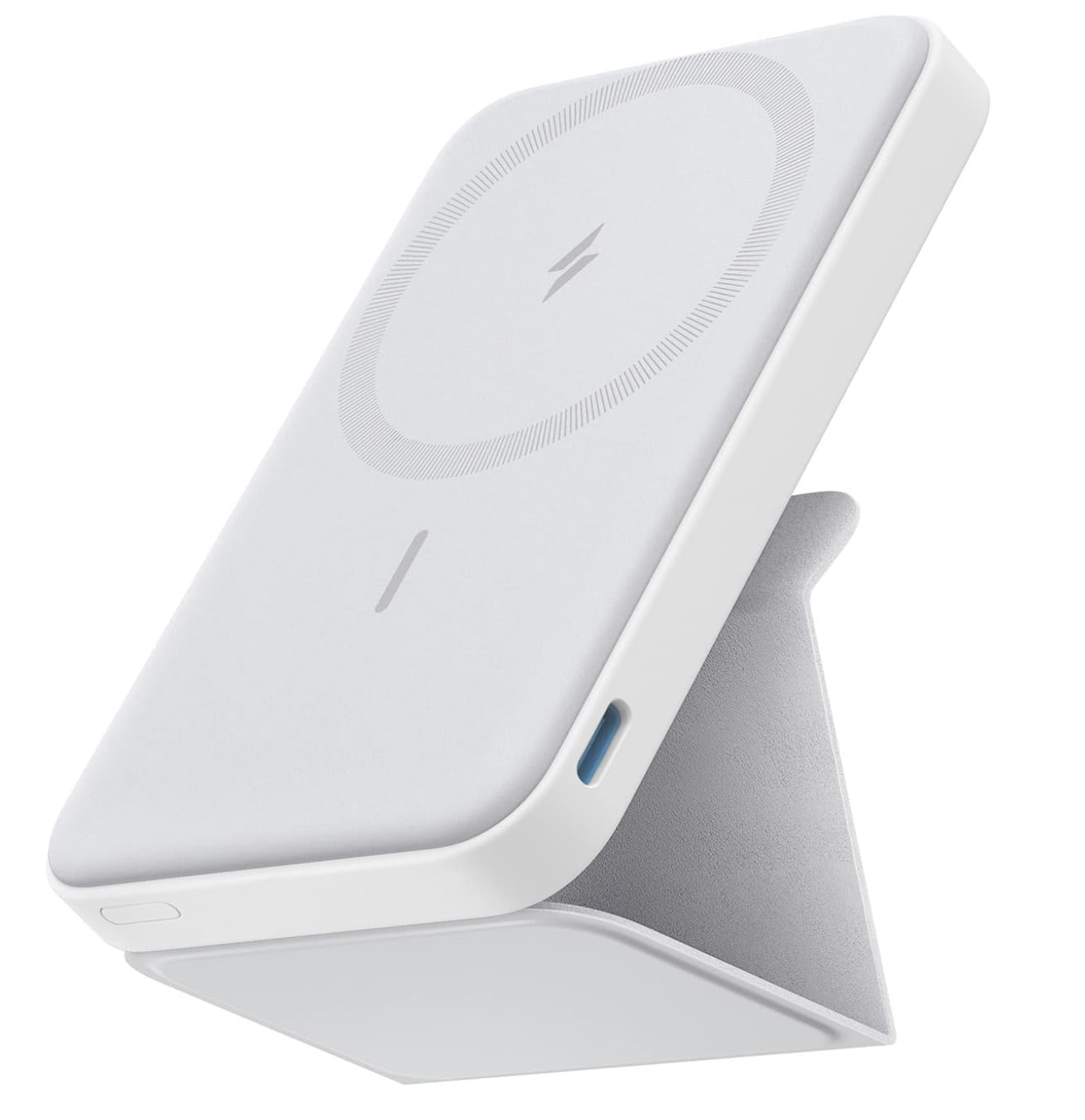 Батарея магнитная с подставкой Anker 622 Magnetic Magsafe iPhone 16/16 Pro/16 Pro Max iPhone 15/14/13/12 Series 5000 mAh White (2083974093)