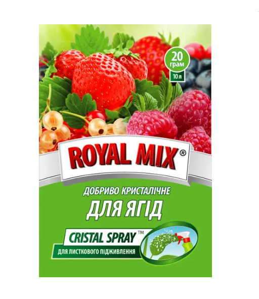 Удобрение Cristal Spray для ягод ТД Гекса-Украина 04-01-116 20 г (IR01723)