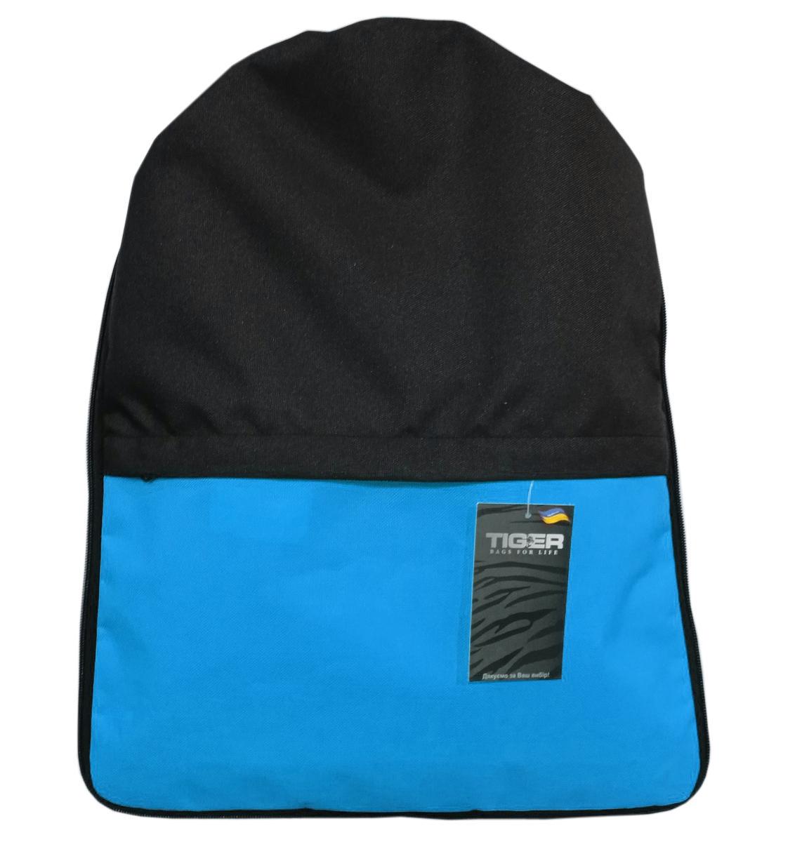 Рюкзак-мешок Tiger для обуви с расширителем и карманом Черный(R655530)